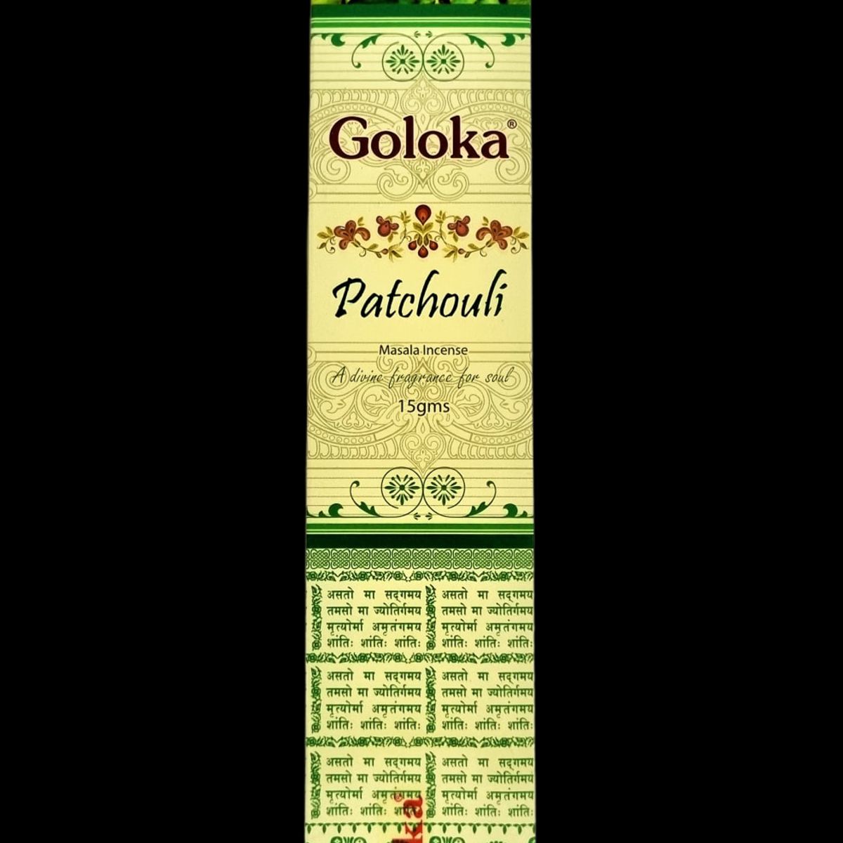 GENERICO - Pack 6 Incienso Natural Patchouli - Goloka