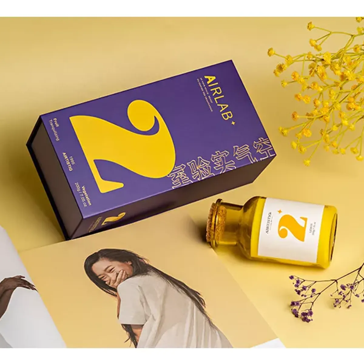 EVERSO - Velas Aromáticas Decorativas De Cera Soja 200g Limón