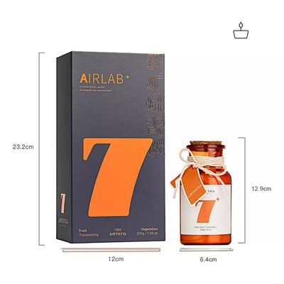 Imagen 2 del producto Velas Aromáticas Decorativas De Cera Soja 200g Mandarina