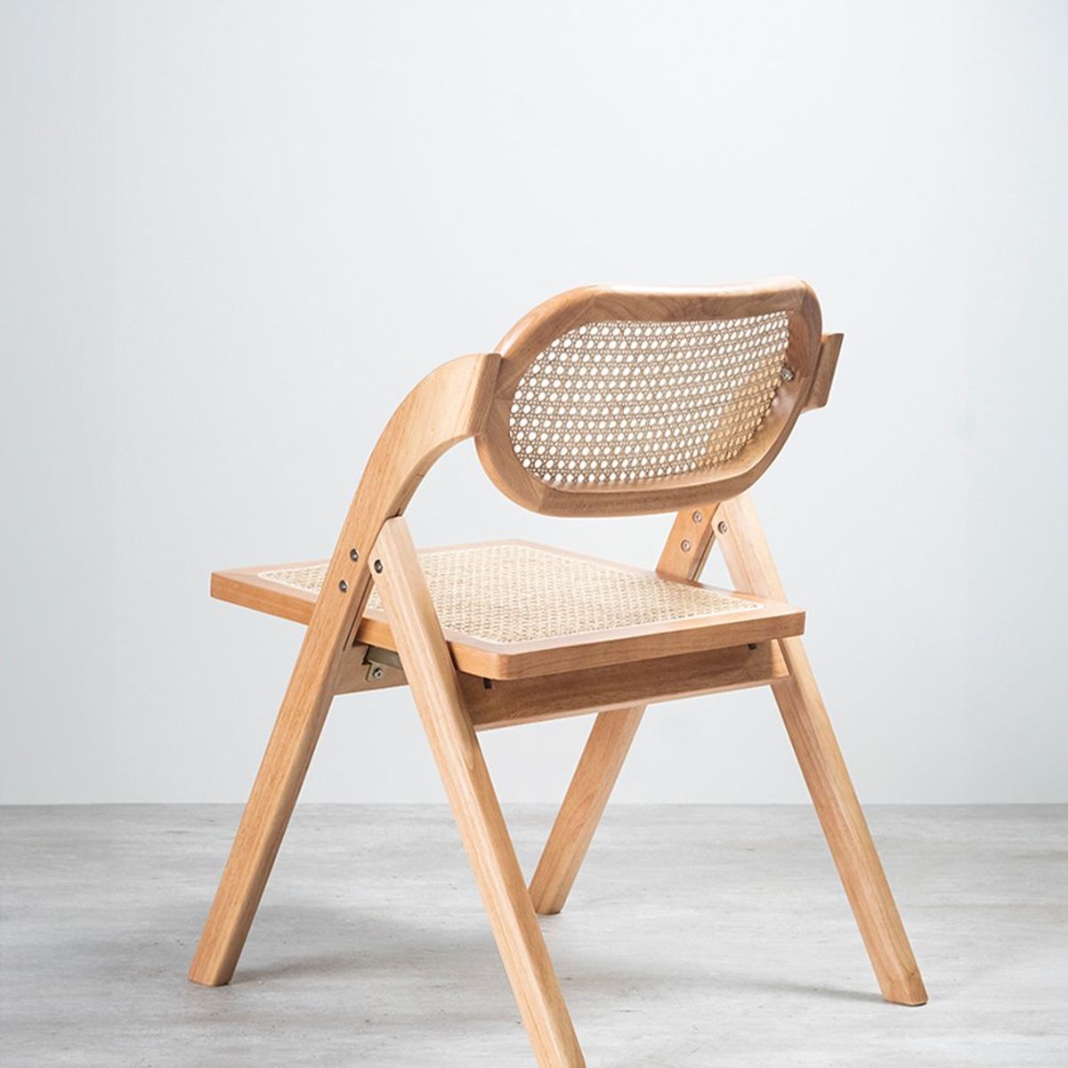 GENERICO - Silla Sia Plegable De Madera Y Ratán Para Comedor Venhoouse