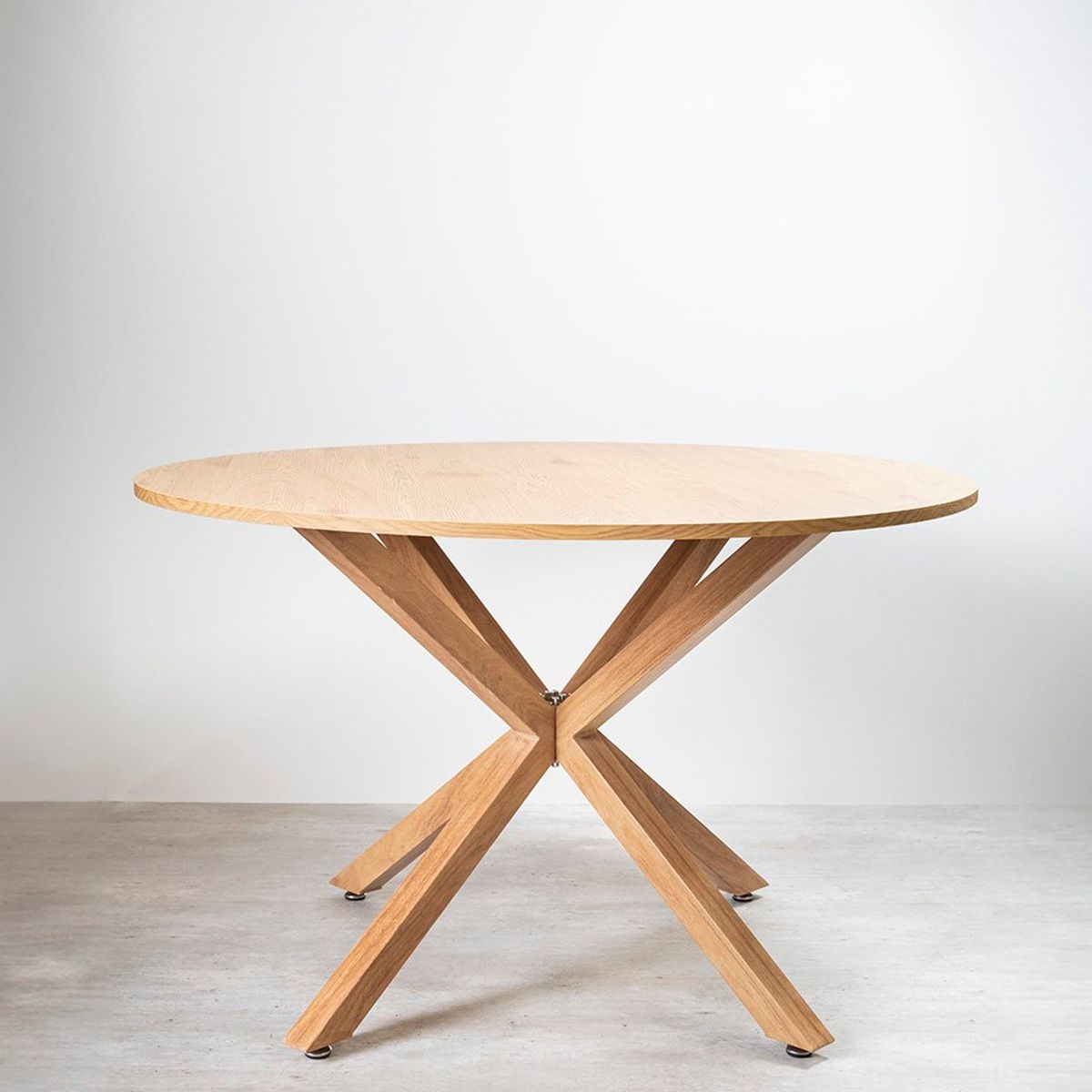 GENERICO - Mesa Argo Redonda 120cm Madera Clara VenHoouse