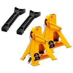 GENERICO - Banquillo Mecánico Caballete Auto 3 Toneladas Con Seguro