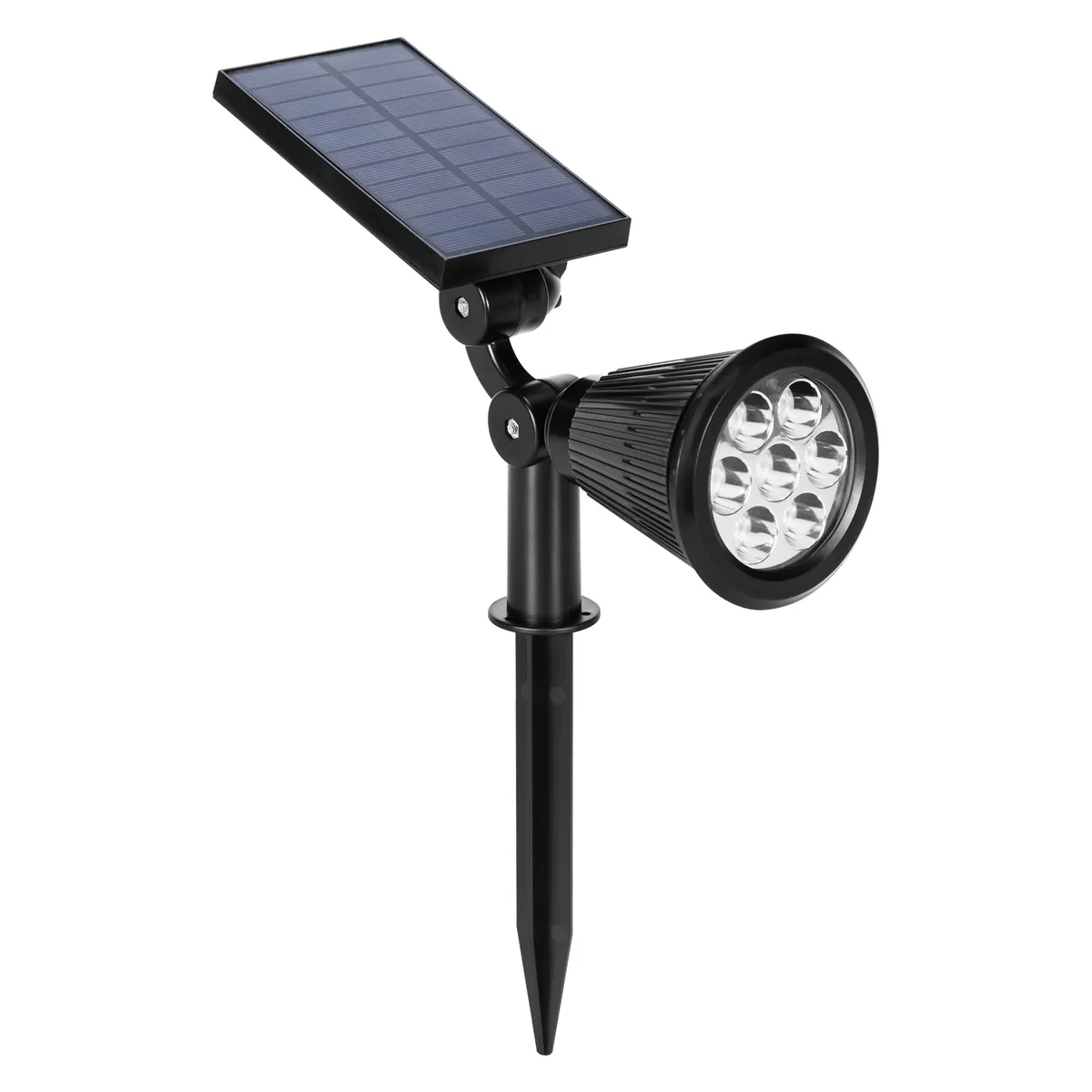 LAMPARASHOME - Foco Solar Estaca Jardín Led Impermeable Luz Calida Lumira