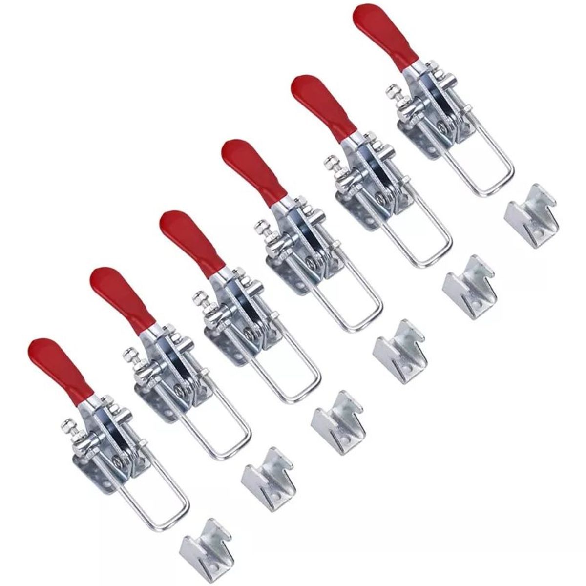 KUANGYE - 6 Abrazaderas Sujetadoras De Palanca Liberación Rápida 160kg