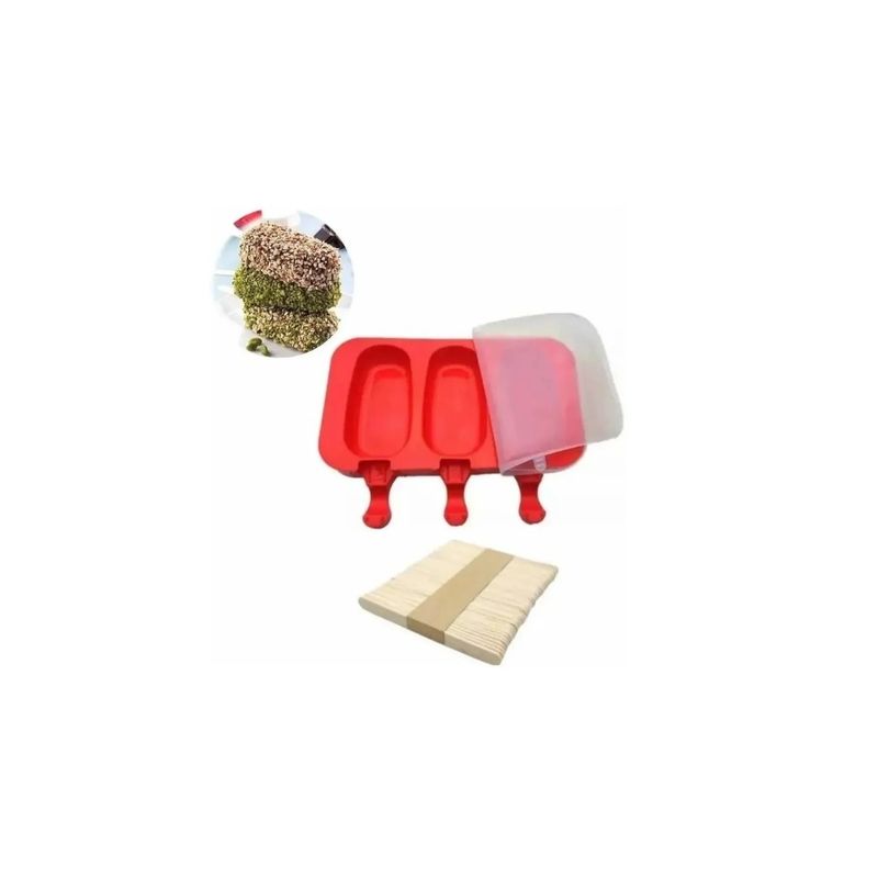GENERICO - Molde De Helado De Silicona Paleta De Helado Colores