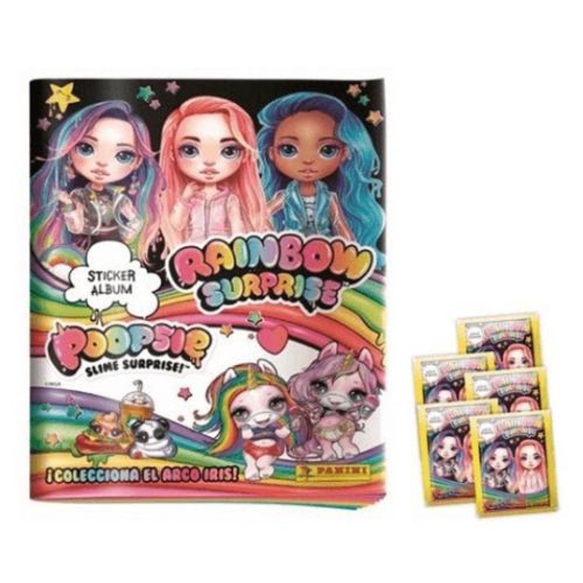 PANINI - RAINBOW SURPRISE POOPSIE (ALBUM + 50 SOBRES)
