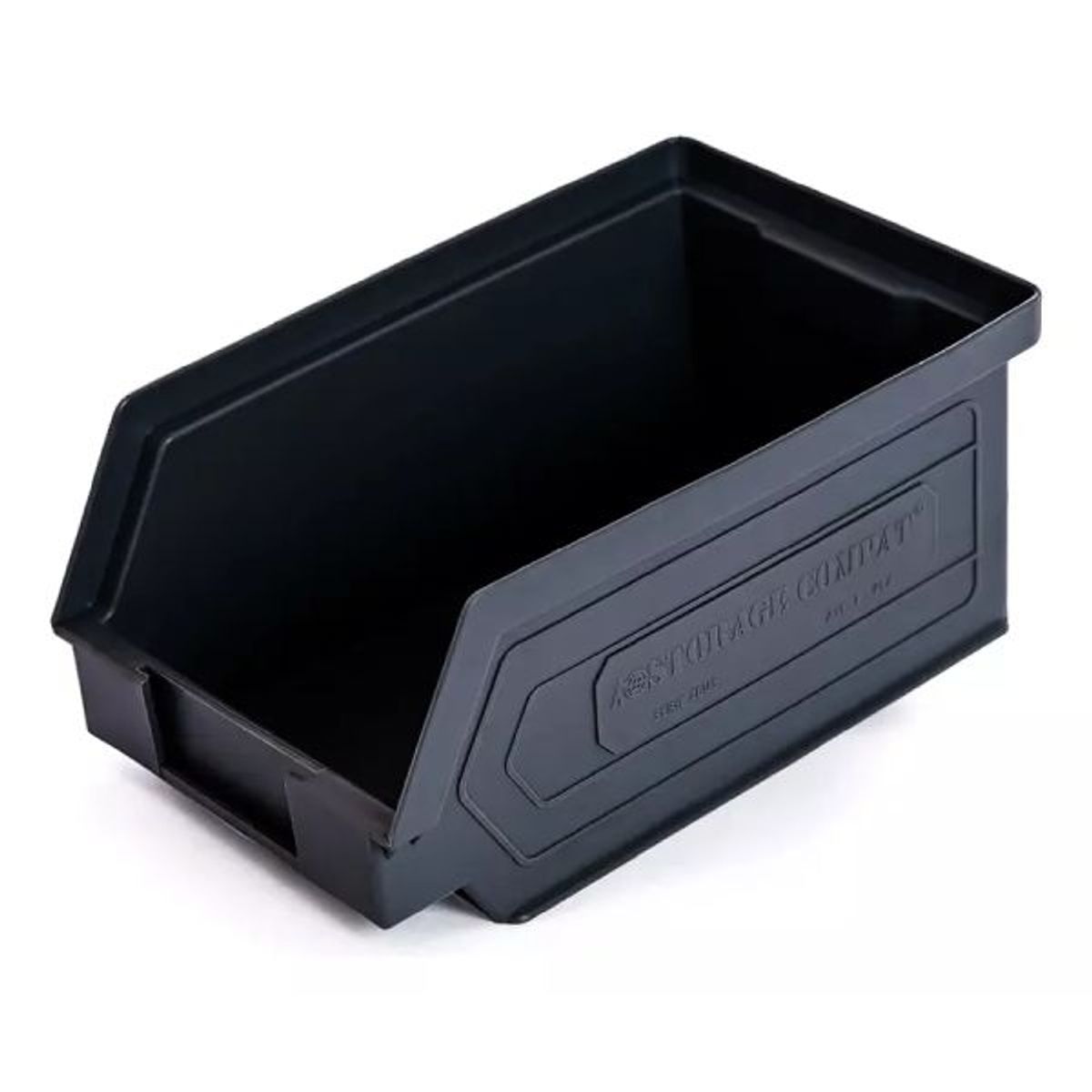 GENERICO - Caja Apilable Organizadora 160 x 95 x 75 mm Negra 1PL