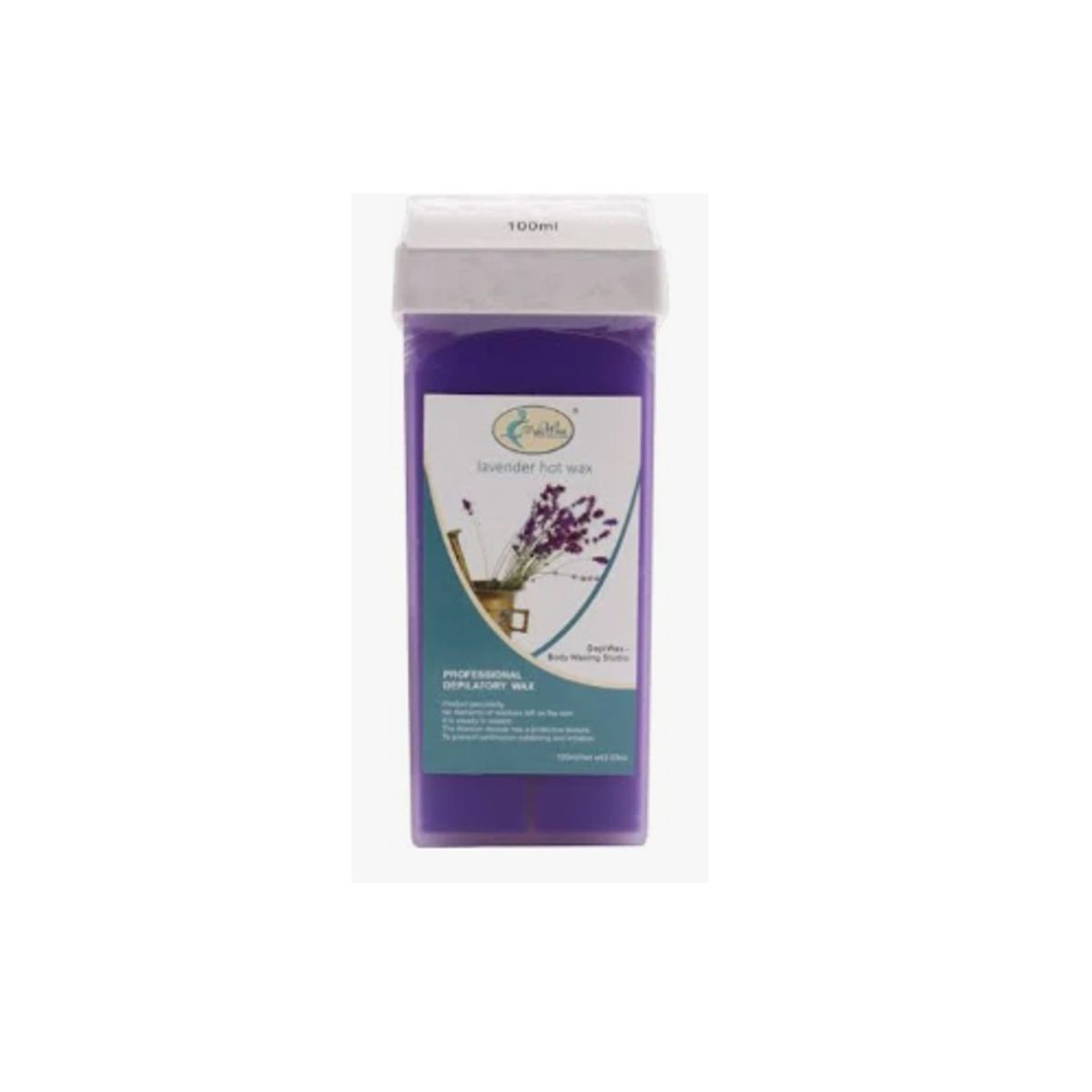 GENERICO - Cartucho de Cera Roll on Depilacion de Lavanda 100g Maxcare