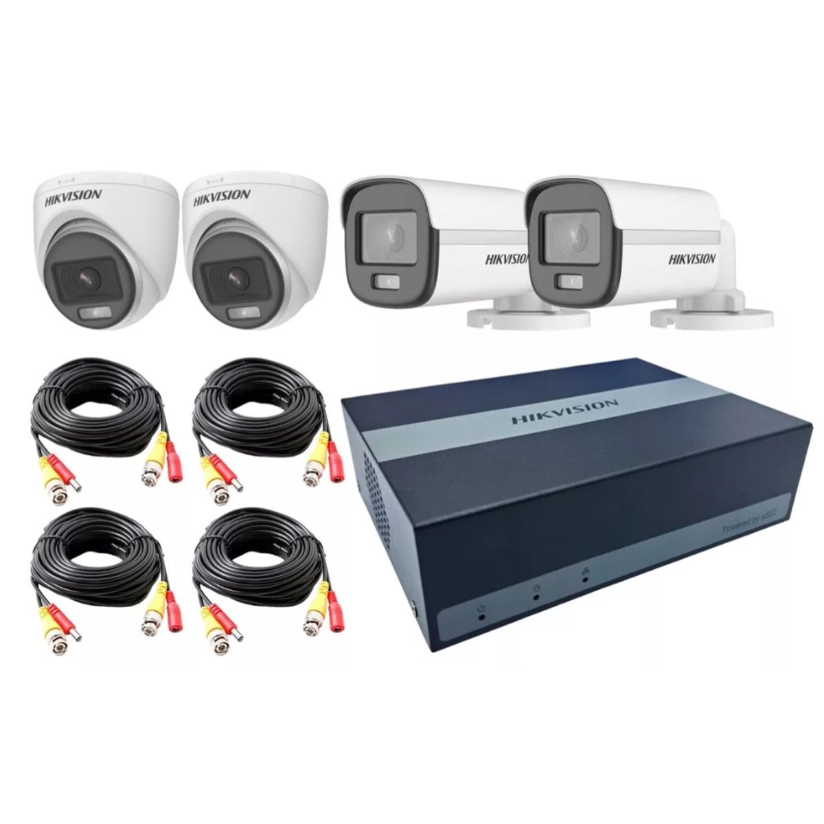 HIKVISION - Kit Cámara EDVR 4 Canales – Seguridad Completa para tu Hogar ¡Oferta Especial!
