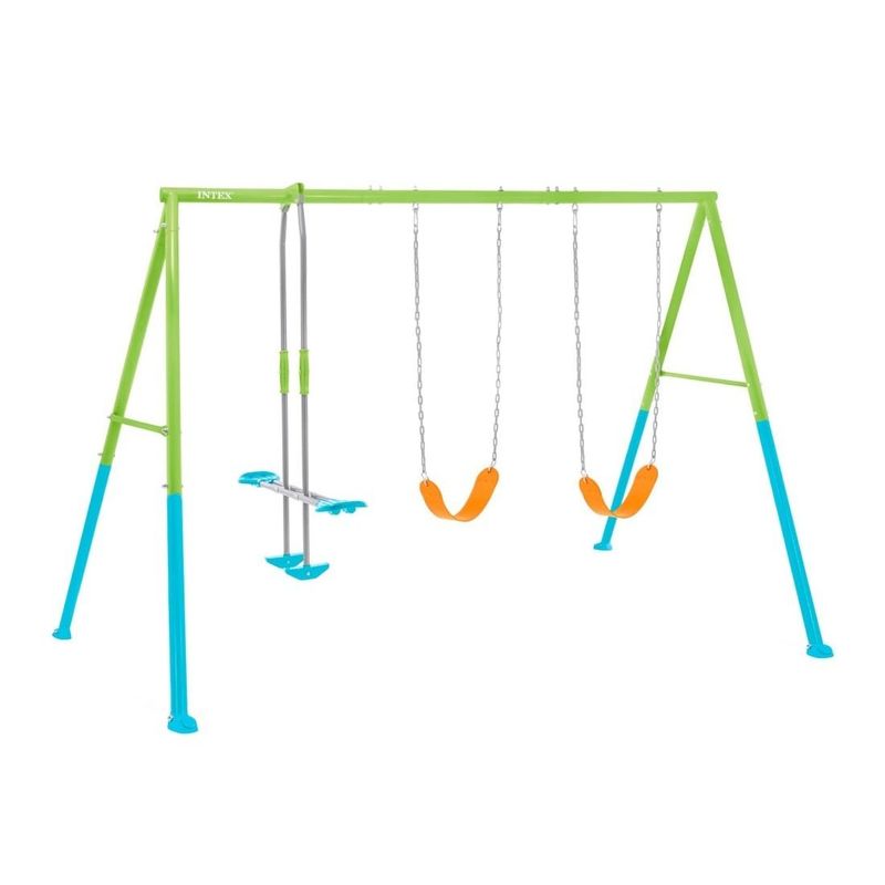 INTEX - Columpio Jardín Doble con Balancín INTEX