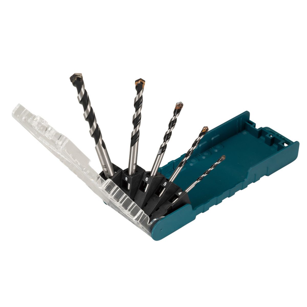 MAKITA - Set Brocas Multimaterial 5 Piezas (4,5,6,8,10 Mm) E-14255