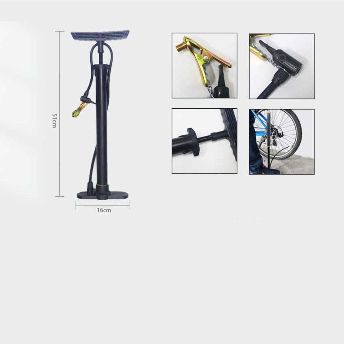 GENERICO - Bombin Inflador de Bicicleta