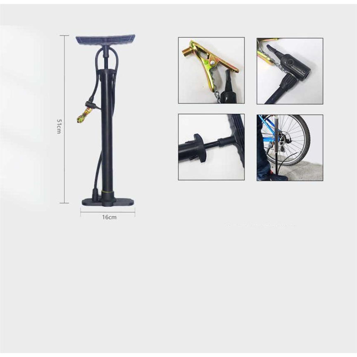 GENERICO - Bombin Inflador de Bicicleta