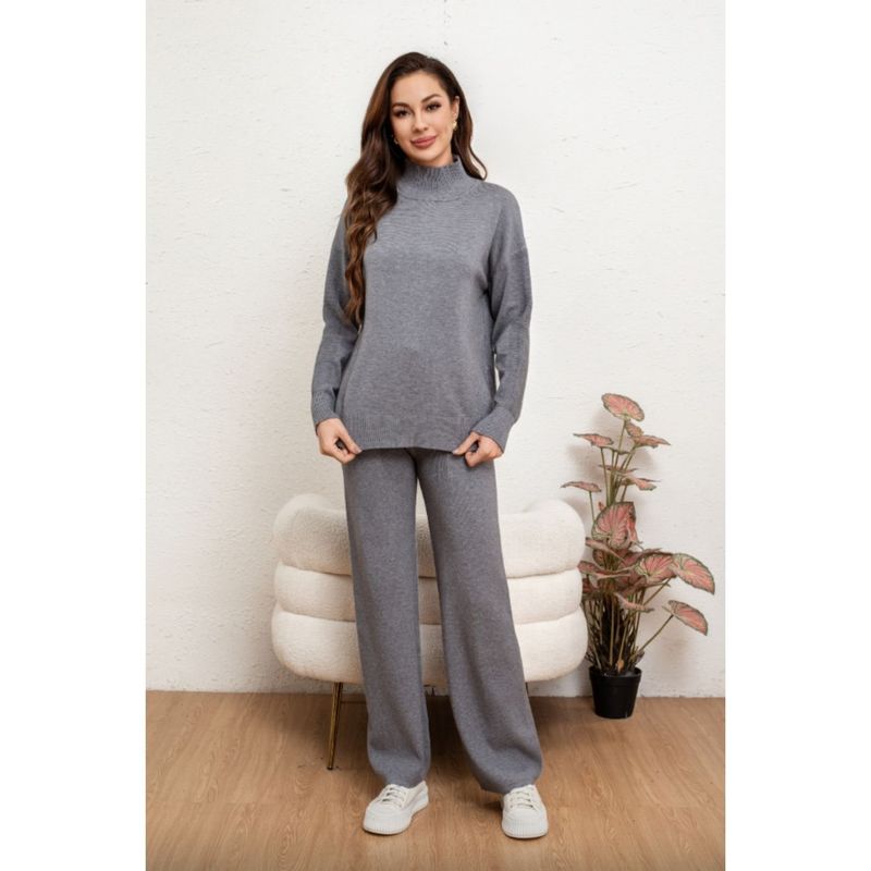 MPROPIA - Conjunto 2 Piezas Mujer Tejido Soft Jersey + Pantalón 5066