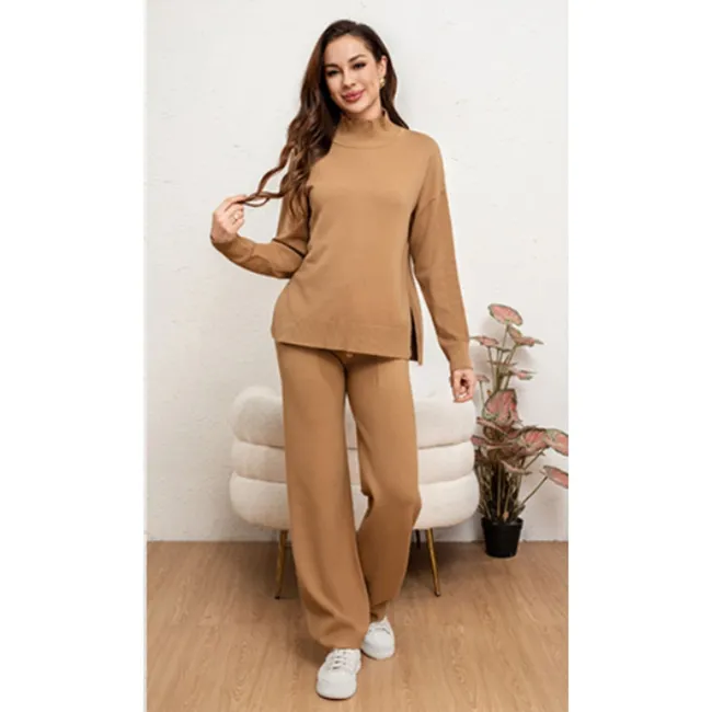 GENERICO - Conjunto 2 Piezas Mujer Tejido Soft Jersey + Pantalón 5066