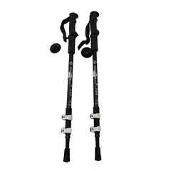 CAMPSOR - Pack X2 Bastones Trekking Negro