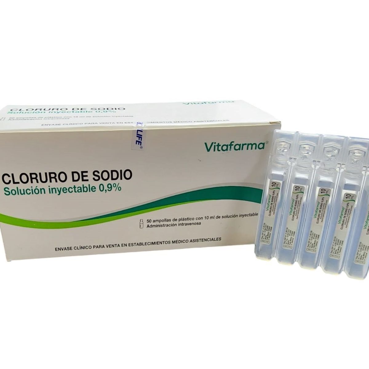 GENERICO - SUERO FISIOLÓGICO 10ML 0,9% CAJA 50 UNIDADES