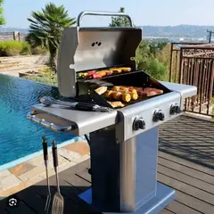KENMORE - Parrilla a gas 3 Quemadores - Color Azul