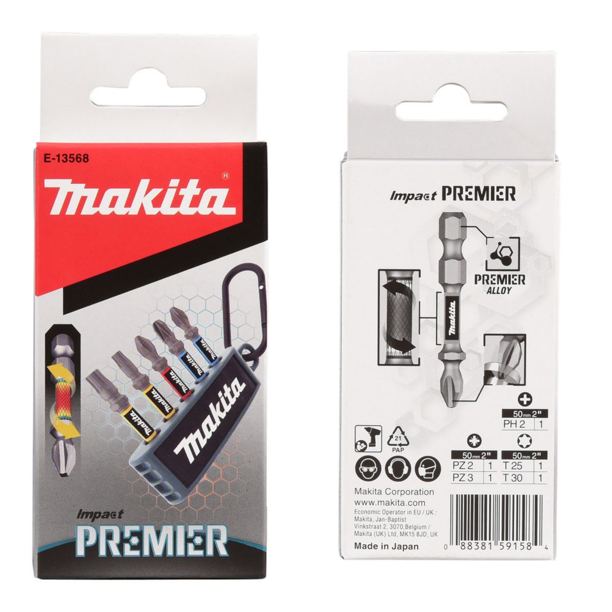 MAKITA - Set 5 Puntas Impact Premier E-13568