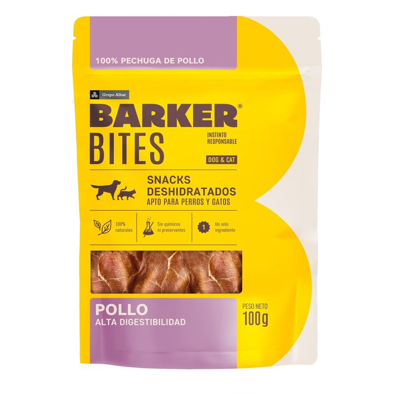 GENERICO - BARKER ALIMENTO PARA PERROS Y GATOS PECHUGA DE POLLO