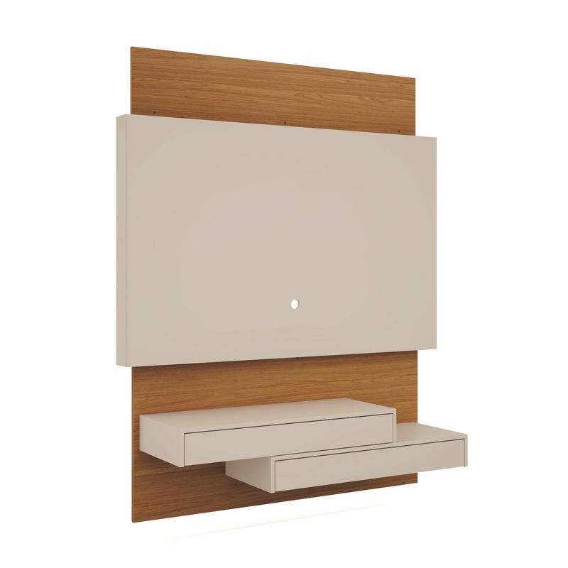 ROCA - PANEL DUQUE 2 CAJONES BLANCO-CANELA