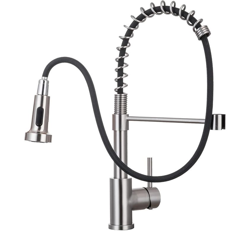 WAKESHOME - Grifo Llave Lavaplatos Monomando Cocina Extensible Flexible