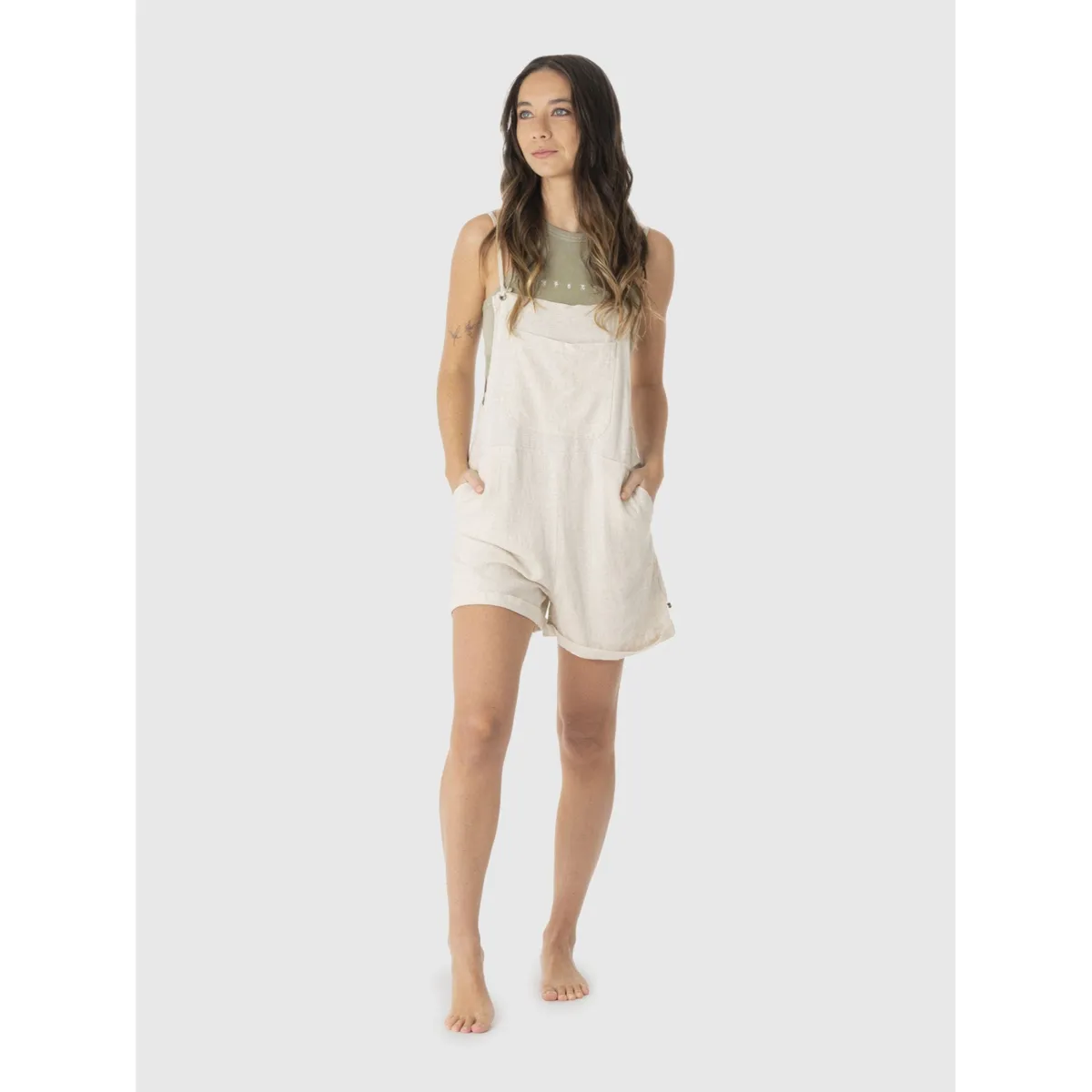 STOKED - Vestido Pilis Bone Mujer Blanco
