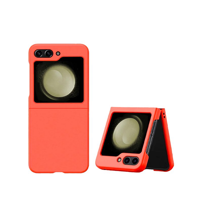 JOIGO - Carcasa Para Samsung Z Flip 5 Goma Rojo