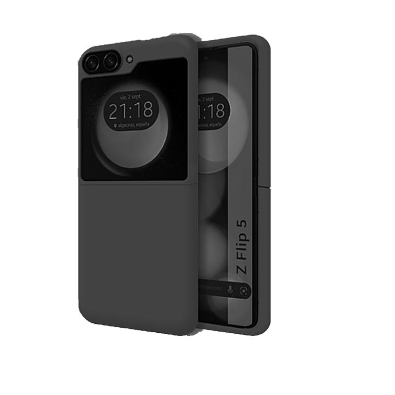 JOIGO - Carcasa Para Samsung Z Flip 5 Goma Negro