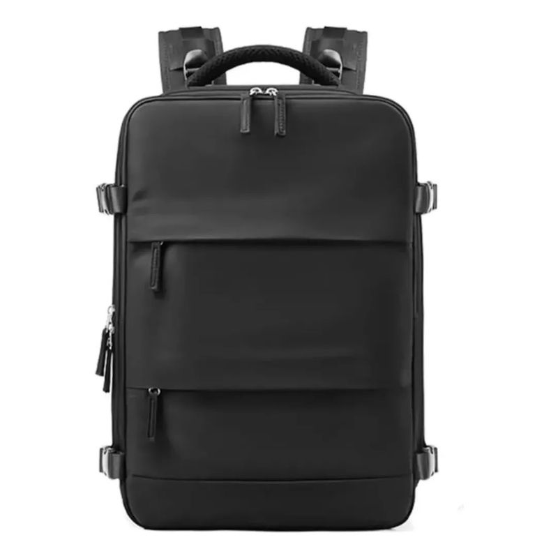 GENERICO - Mochila Bolso Viaje Organizador Abajo Avion 40l Capacidad Negro