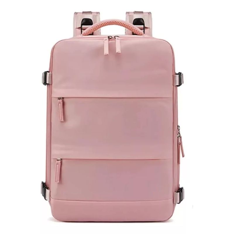 GENERICO - Bolso Mochila Viaje Viral Compartimiento impermeable 40L Rosado