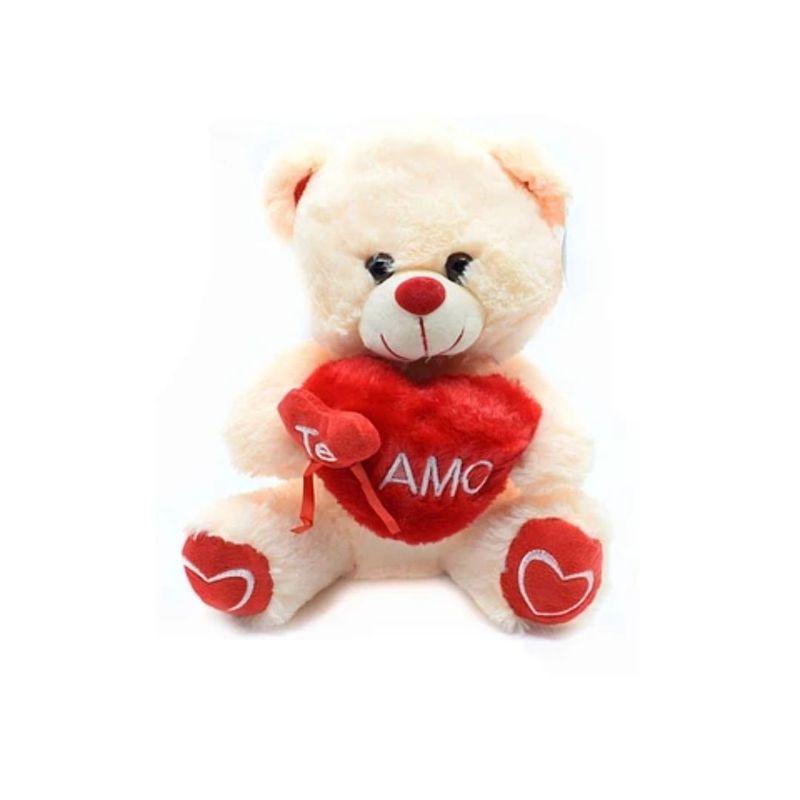 GENERICO - Peluche Oso Con Corazón 28cm Modelo Aleatorio