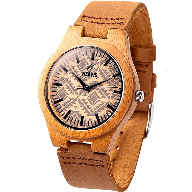 NERFIS - Reloj Nerfis bambú design