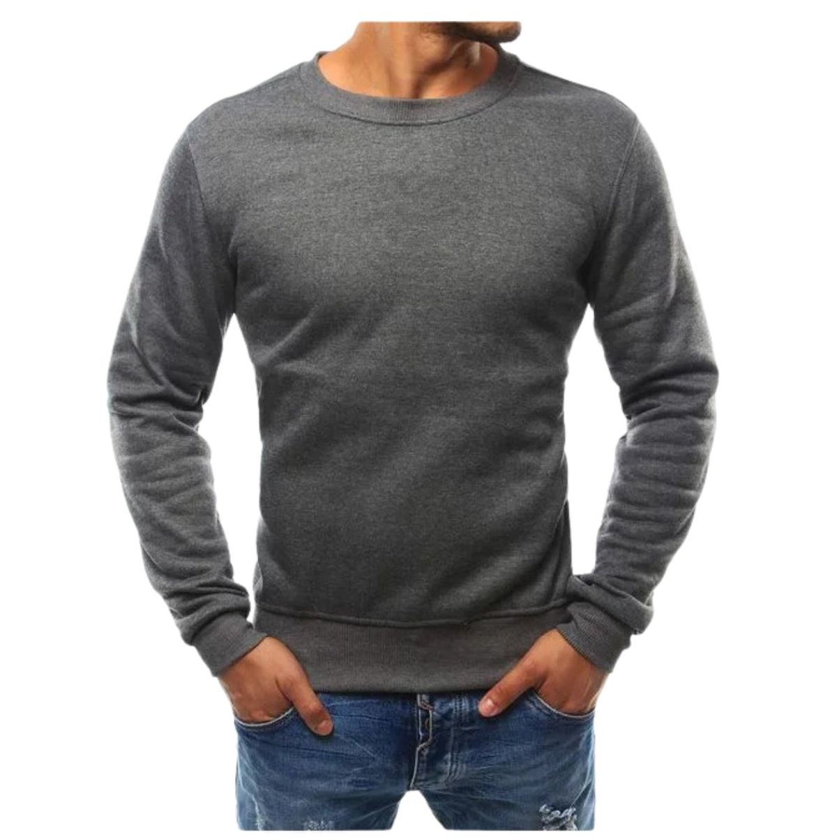 LIKE SHOP - Poleron Cuello Polo Invierno. Forro Polar. Unisex 436