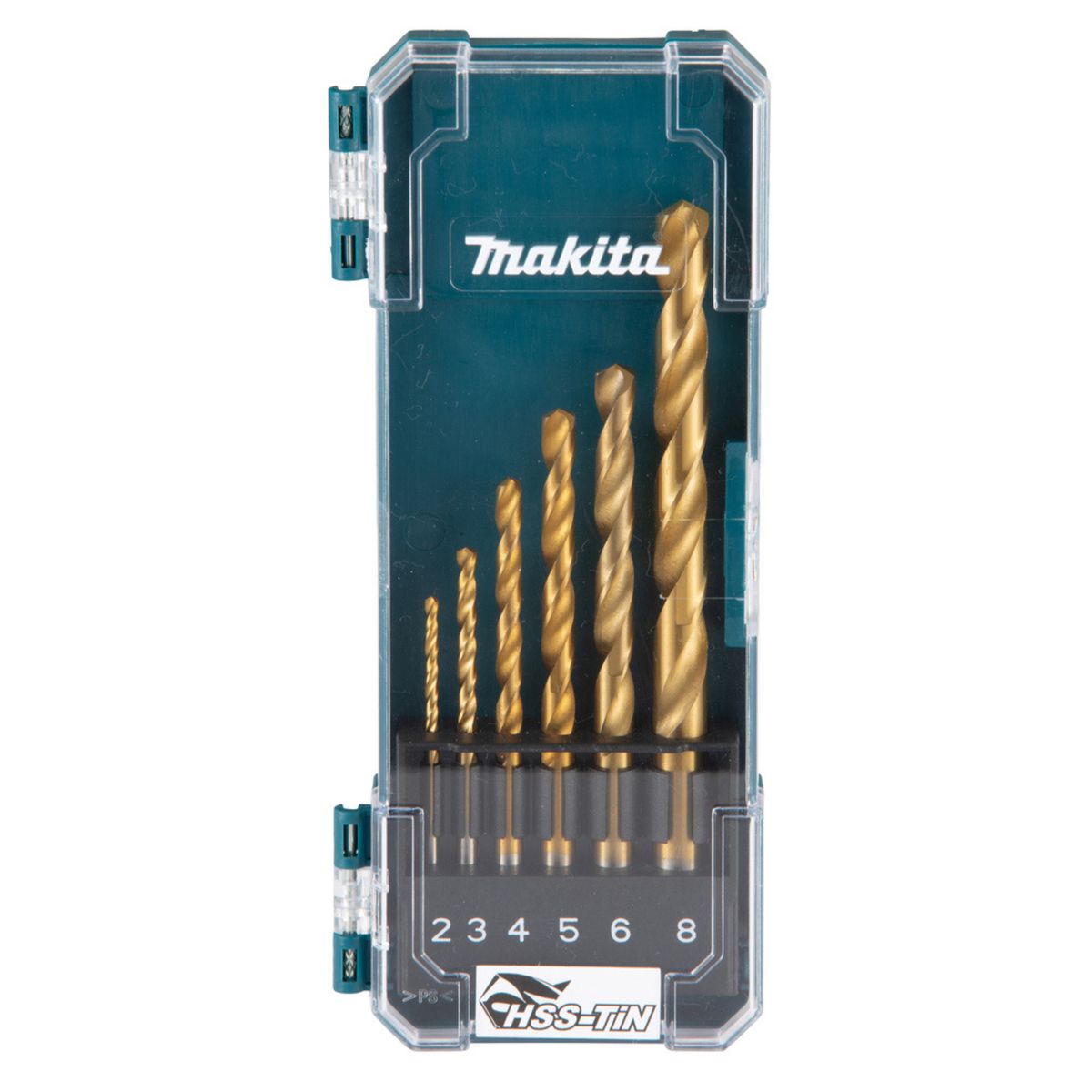 MAKITA - Juego 6 Piezas Brocas Metal HSS-TIN D-72833