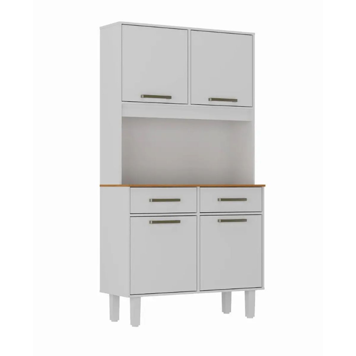 BE DESIGN - Mueble De Cocina Zanzini Blanco 4 Puertas