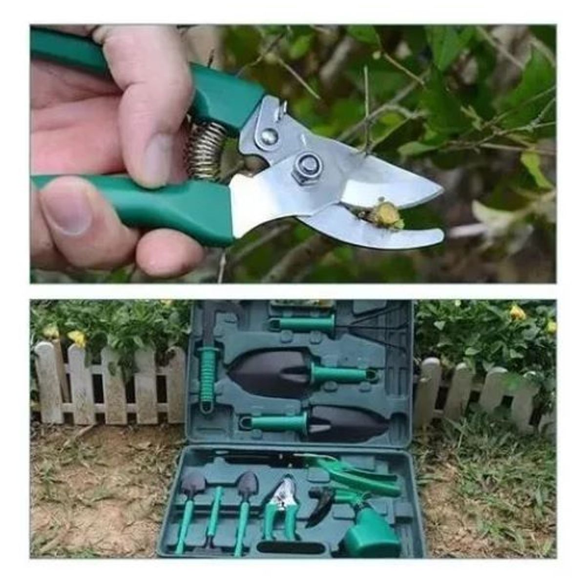 SHOP EHOME BAG - Set Jardineria Herramientas Rastrillo Pasto Tijera De Poda