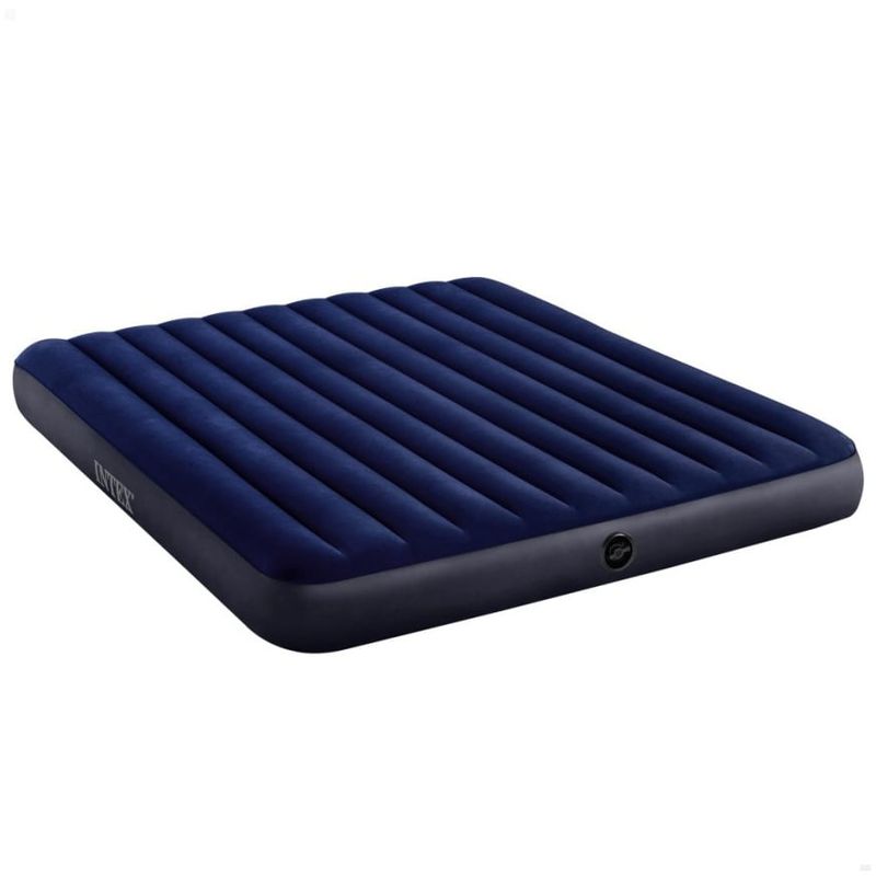 INTEX - Colchón Inflable INTEX 2 Plazas King 183x203x25 cm Classic Downy