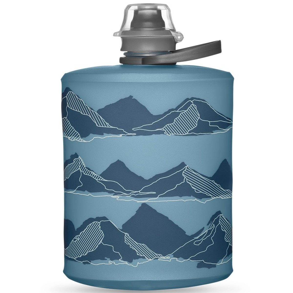 HYDRAPAK - BOTELLA DE HIDRATACION STOW MOUNTAIN EDITION 500ml TAHOE BLUE
