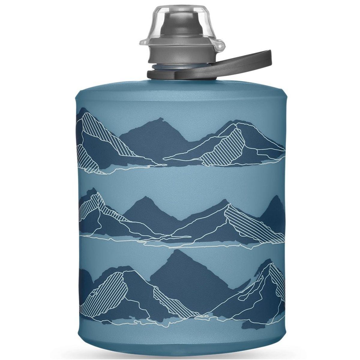 HYDRAPAK - BOTELLA DE HIDRATACION STOW MOUNTAIN EDITION 500ml TAHOE BLUE