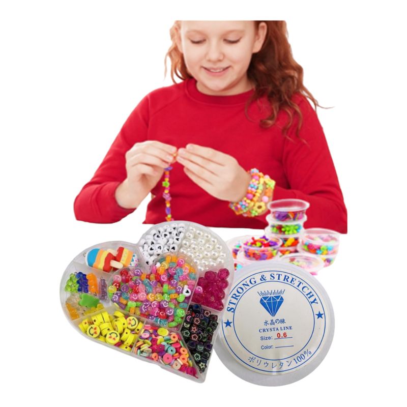 A - Kit de Bisuteria Para Crear Collares y Pulseras