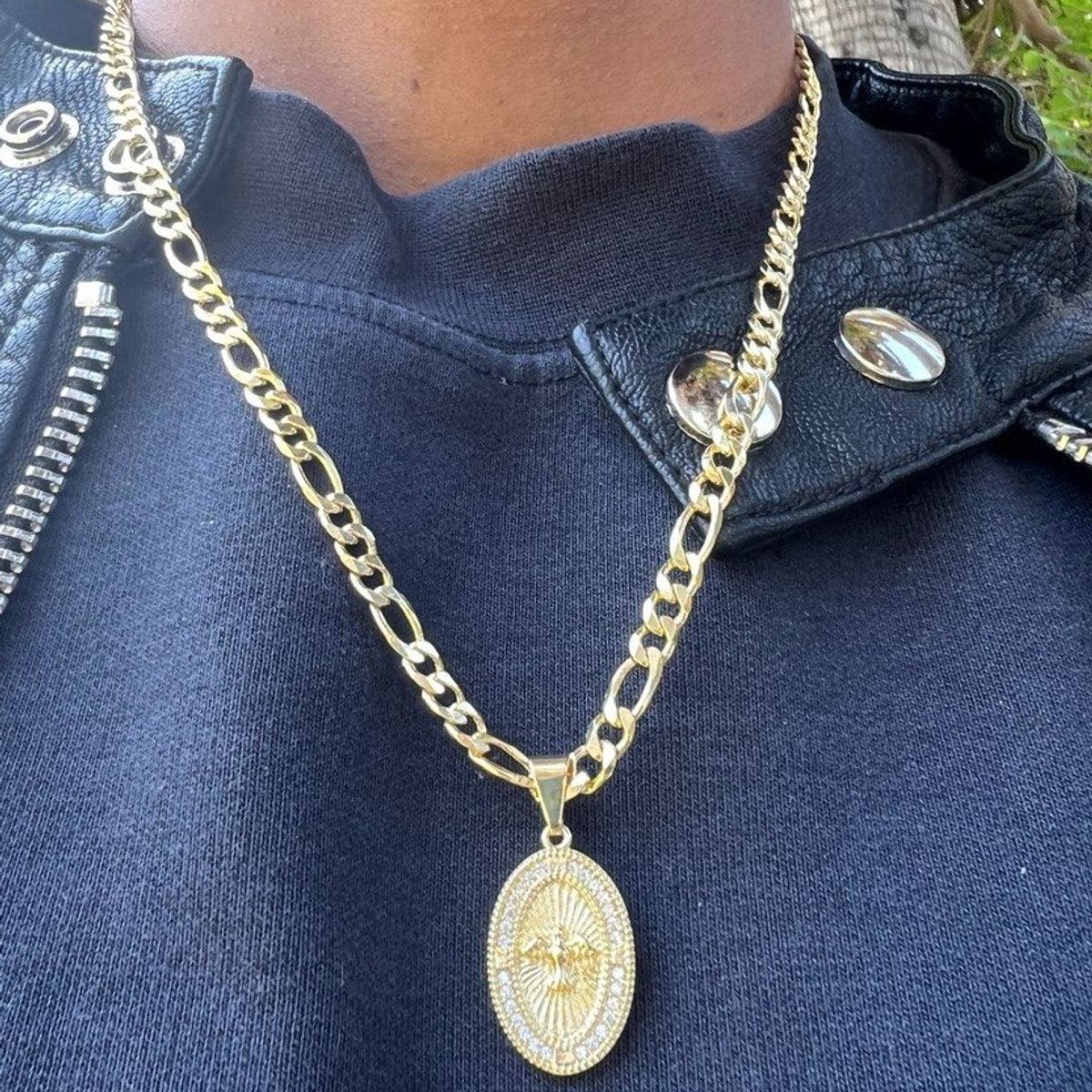 GENERICO - Cadena Tejido Crtier 55cm Oro Laminado 18K