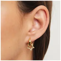 BOAZ JOYAS - ARGOLLAS REILA BAÑADAS EN ORO