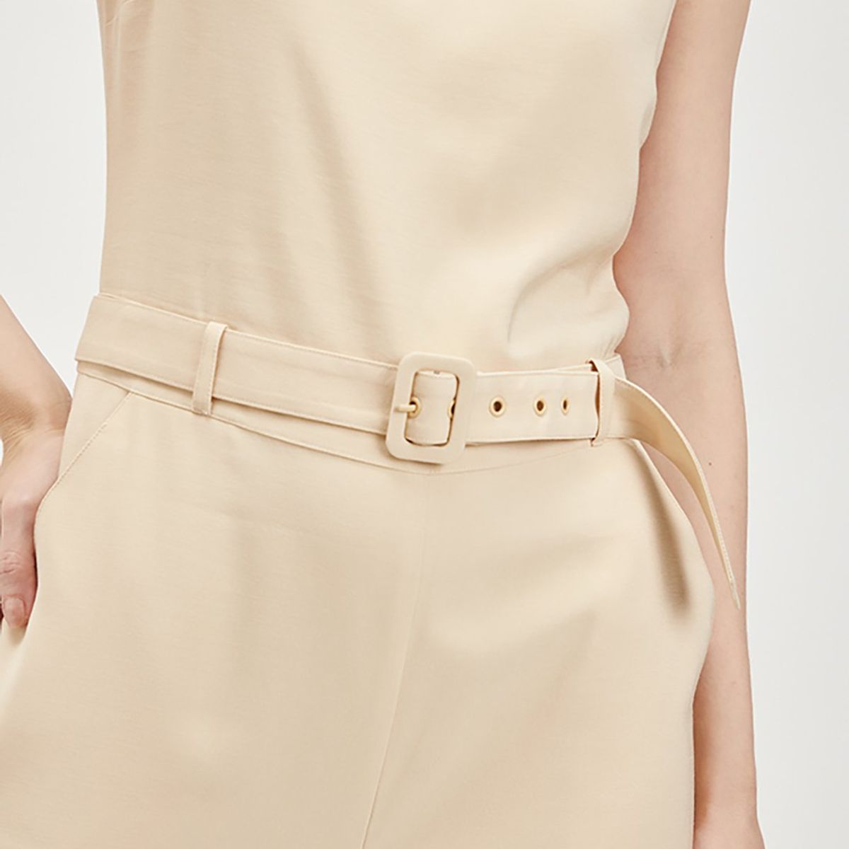 ASH - Enterito Largo Beige Mujer Ash