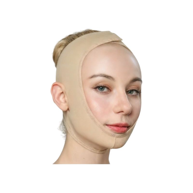 VICALLY FASHION - Mentonera Faja Reductora Anti Arruga Papada Cachete Mejilla