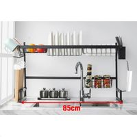 Secador Organizador Escurridor De Plato Loza 85Cm / 2 Niveles.