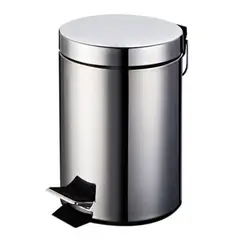 GENERICO - Basurero Papelero de Acero Inoxidable 12 Lts