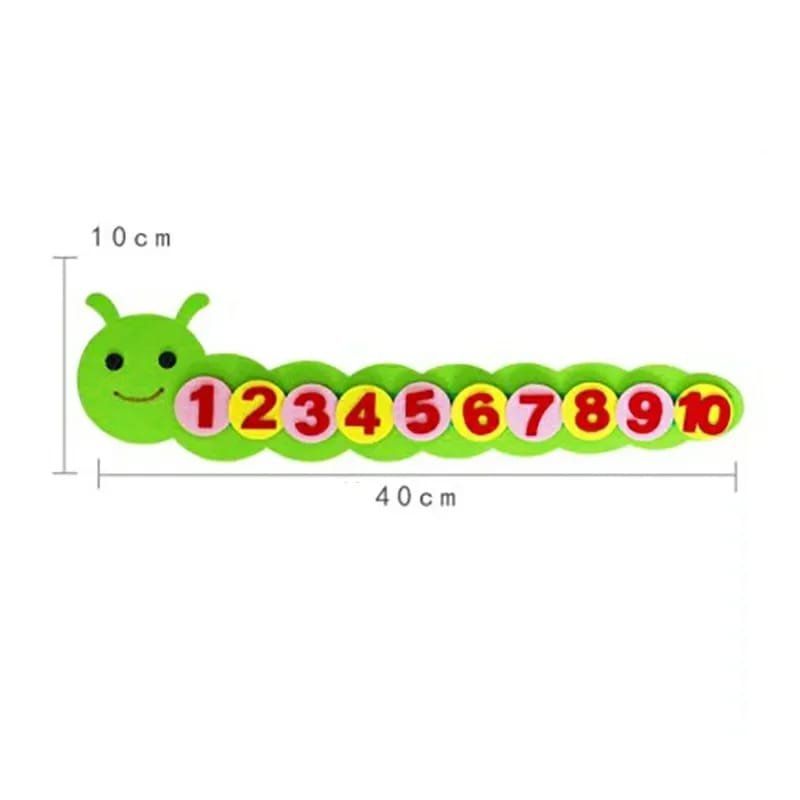 GENERICO - juguete didáctico de matemáticas velcro 40x10 cm para niños