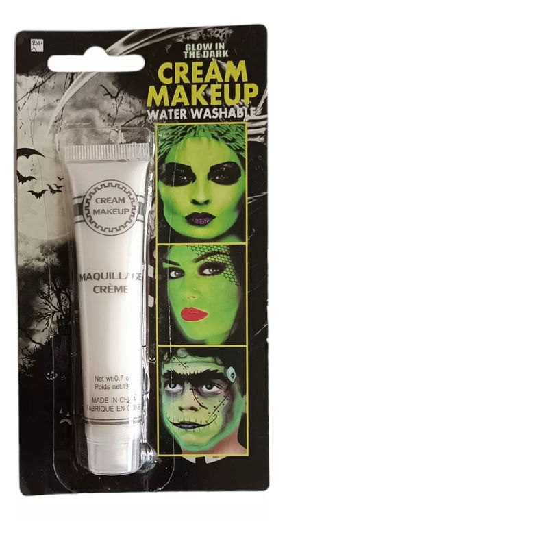 GENERICO - Pinta Carita Pintura Blanca Para El Rostro Cuerpo Halloween Tono Del Primer Blanco