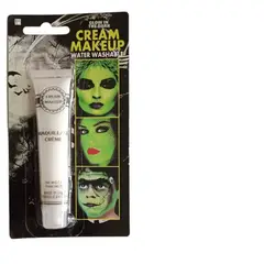 GENERICO - Pinta Carita Pintura Blanca Para El Rostro Cuerpo Halloween Tono Del Primer Blanco
